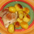 Pollo con patate al forno