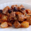 SPEZZATINO DI SOIA AL POMODORO CON CAPPERI,[...]