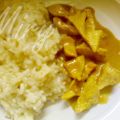 Pollo al curry con riso a modo mio