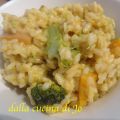 Risotto zucca e broccoli, con zola piccante