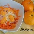 Insalata di carote e daikon al mandarino