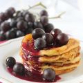 
Pancakes alla ricotta e uva fragola