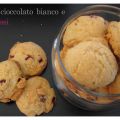 cookies cioccolato bianco e frutti rossi