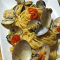 Spaghetti con Vongole veraci e Fasolari