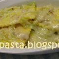 Tortelli d'erbette con Porri e Gorgonzola
