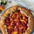 Galette pesche e fragole