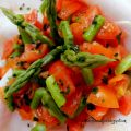 Carpaccio di petto di tacchino con asparagi