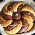 Petali di brioche bicolore