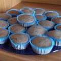 Muffins al cioccolato doppio