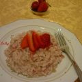 Risotto alle fragole e rosmarino