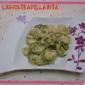 orecchiette zucchine e gorgonzola