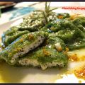 Ravioli di sfoglia verde agli spinaci, ripieni[...]