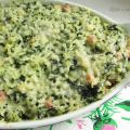 Riso con spinaci al forno