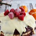 idee per natale, torta torronata