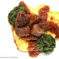 Spezzatino di guancia con polenta integrale e[...]