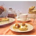 A tea for me: crackers and eggnog tart