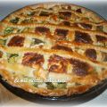 TORTA SALATA ZUCCHINE,PORRI E CRESCENZA