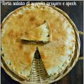TORTA SALATA DI SCAROLA SPECK E GRUYERE