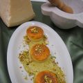 Sformatini di Parmigiano con Pesto ai Pistacchi