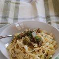 Tagliatelle con carciofi al burro di cacao