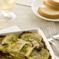 Gratin di patate e porcini al pecorino