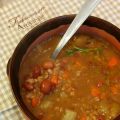 Zuppa di borlotti, farro e topinambur