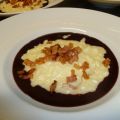 Risotto con riduzione di vino rosso,e pancetta[...]