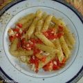 PENNE CON PISTACCHI E POMODORINI