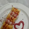 Millefoglie con crema alle rose