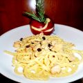 Pasta con tonno profumata all'arancia.