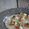 Risotto alla crema di topinambur con gamberi[...]