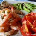 Gamberi con avocado e pane di segale (Shimps[...]
