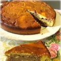 TORTA MARMORIZZATA CON MANDORLE E RICOTTA