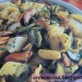 ORECCHIETTE CON COZZE, PATATE E ZUCCHINE