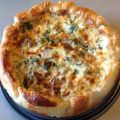 QUICHE CON PORRI E RUCOLA