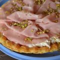 Torta salata mortadella e burrata