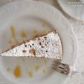 Piove, torta di pesche e cannella