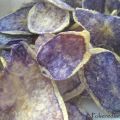 Chips di patate viola