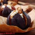 Fichi al forno con gorgonzola noci e miele