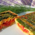 Torta con asparagi e peperoni