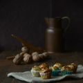 Mini muffin noci e gorgonzola