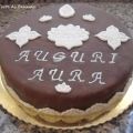 UNA TORTA PER AURA E PDZ AL CACAO