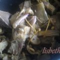 Carciofi con cucunci e pinoli