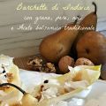 Barchette di indivia con grana, pere, noci e[...]