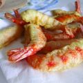Tempura di gamberoni (con farina di riso)