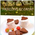 Budini con frollini al cacao