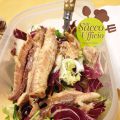Un sacco in ufficio: insalata mista con sgombro