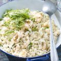 RISOTTO DI GAMBERI E RUCOLA