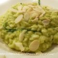 Risotto al pesto di pistacchi ed asparagi