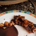 BUDINO VEGANO DI CACHI E CIOCCOLATO FONDENTE